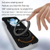 Carbon Fiber Magnetic Bracket Ultra-thin Anti-fall Case for Samsung Z Flip 3