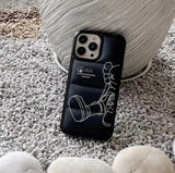 A/W stuffing cotton mobile phone case