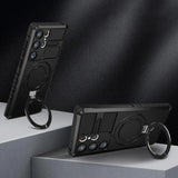 Armor Protection Folding Magnetic Bracket Case Cover for Samsung