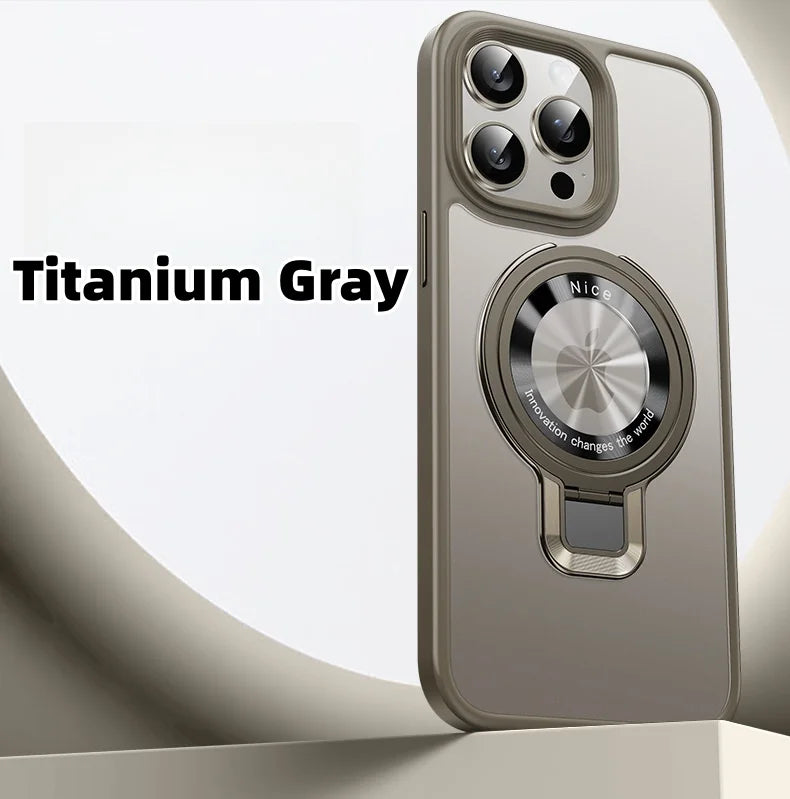 Anti-fall magnetic charging phone case for iPhone