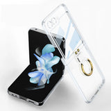 Samsung Series | Galaxy Z Flip Electroplated Ring Buckle Mobile Phone Case
