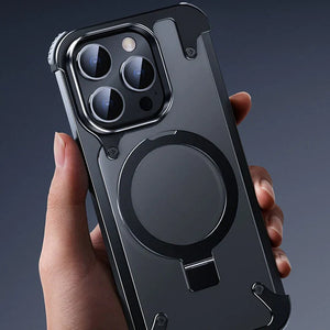 Magnetic Metal Anti-Fall Protective iPhone Case