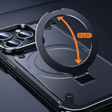 Magnetic Metal Anti-Fall Protective iPhone Case